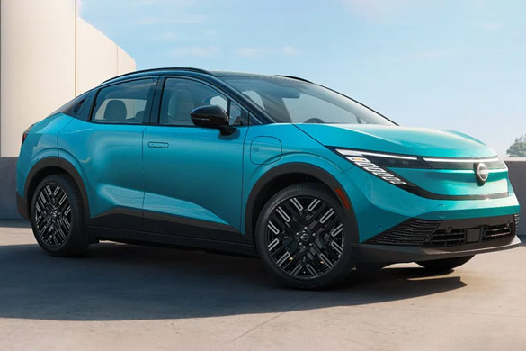 2026 Nissan Leaf redesigned front fascia
