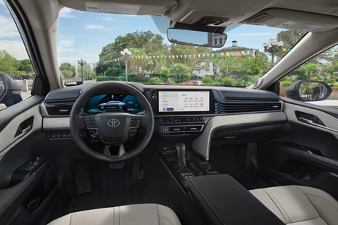 2026 Toyota Camry front interior view