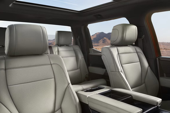 Close-up of the seats in the 2026 Toyota Tundra
