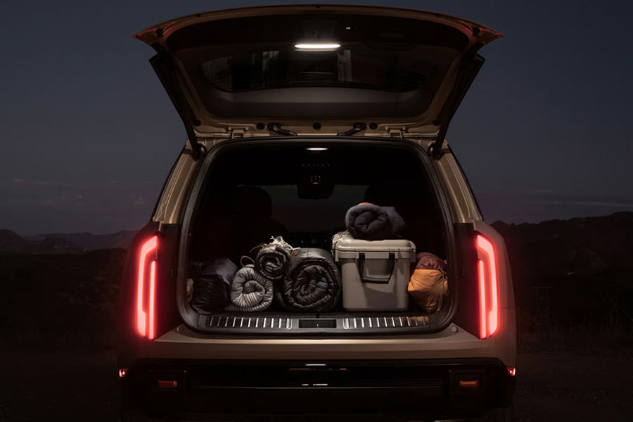 2027 Kia Telluride trunk space