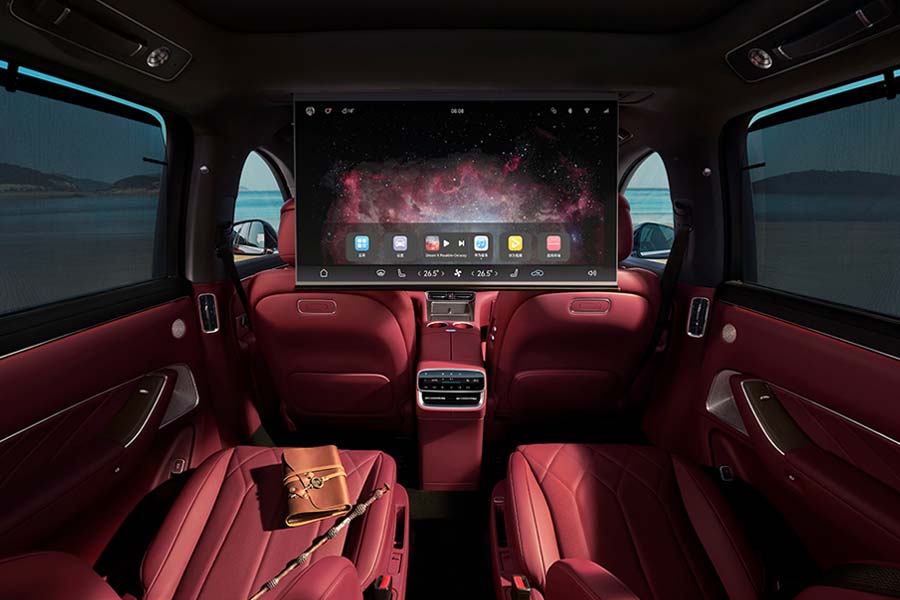 AITO M8 Rear Projection Screen
